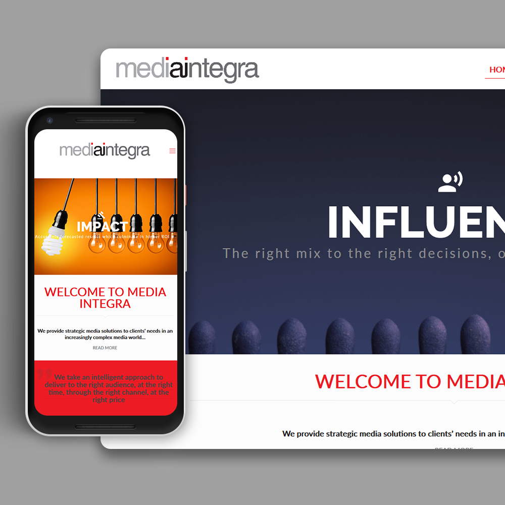Media Integra Website Design | hoverGENIE