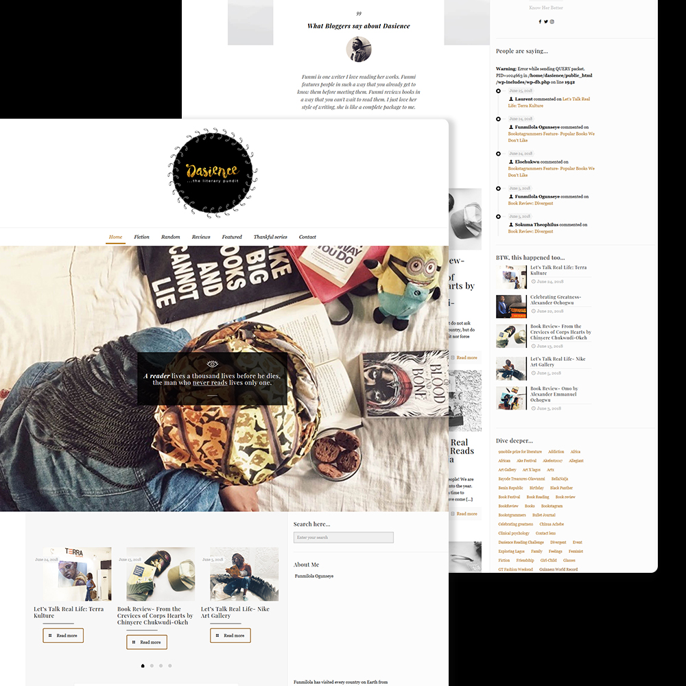 Dasience Blog Design - hoverGENIE